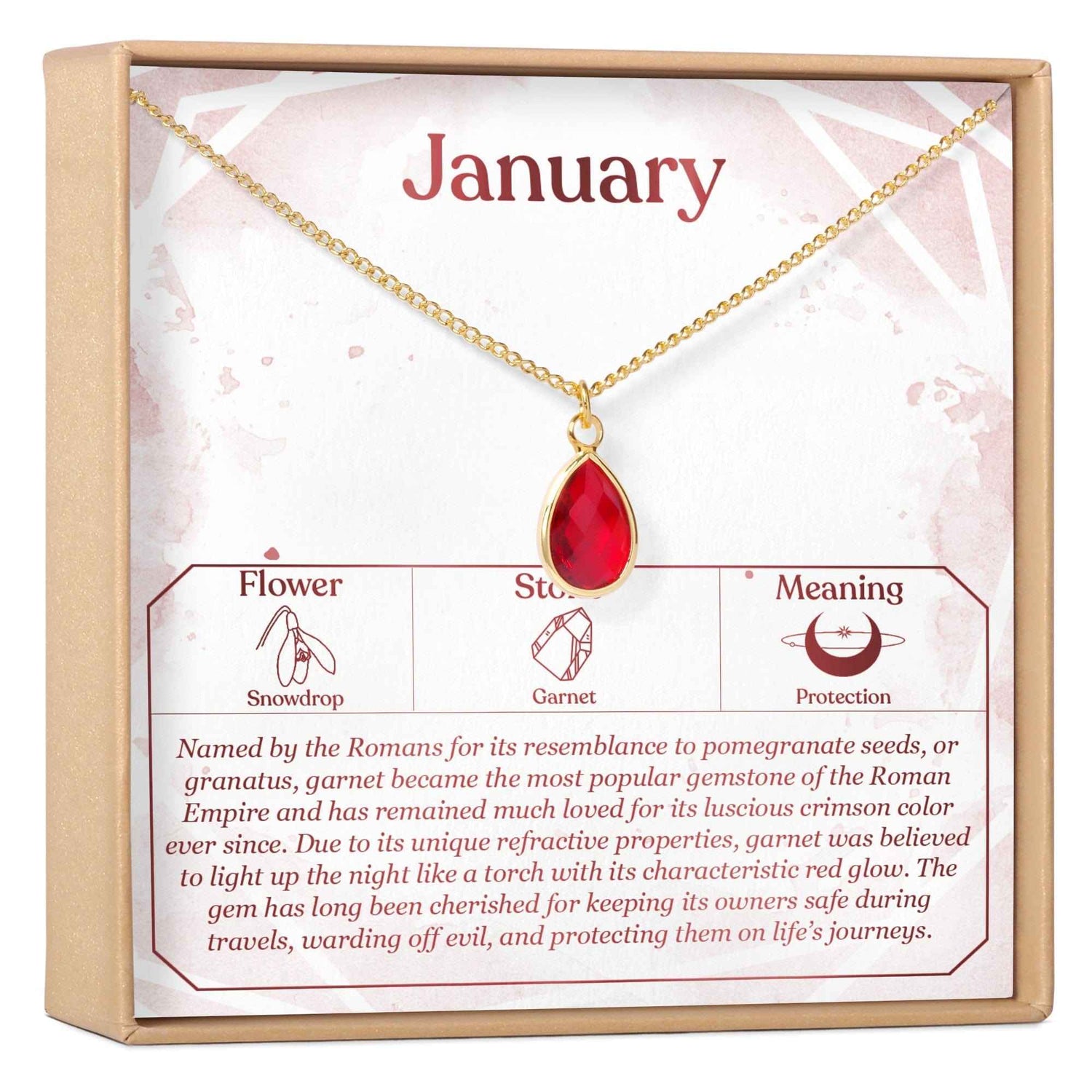 Birthday Birthstone Necklace