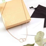 Bonus Mom Double Circles Necklace