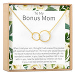 Bonus Mom Double Circles Necklace