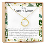 Bonus Mom Linked Circles Necklace