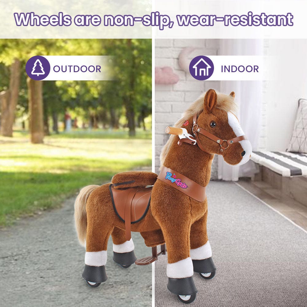 Model U Ride On Pony Toy Riding Horse Age 4 7 Brown