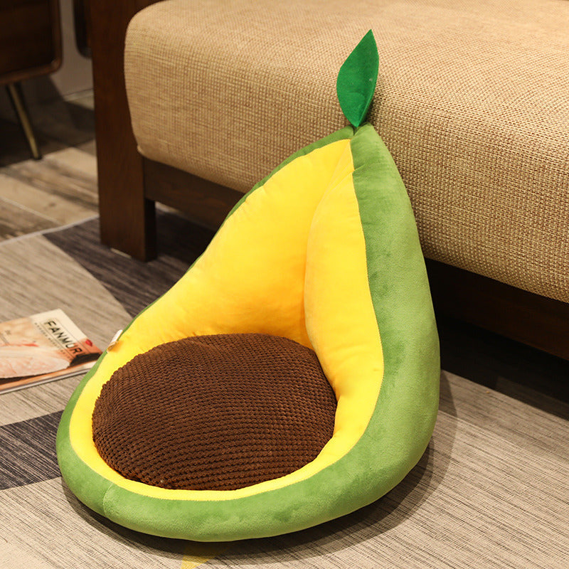 Kawaii Multifunction Plush Fruit Soft Stuffed Cactus Avocado Carrot Pillow Toys Home Office Decor Chair Seat Cushion - Cindi Book