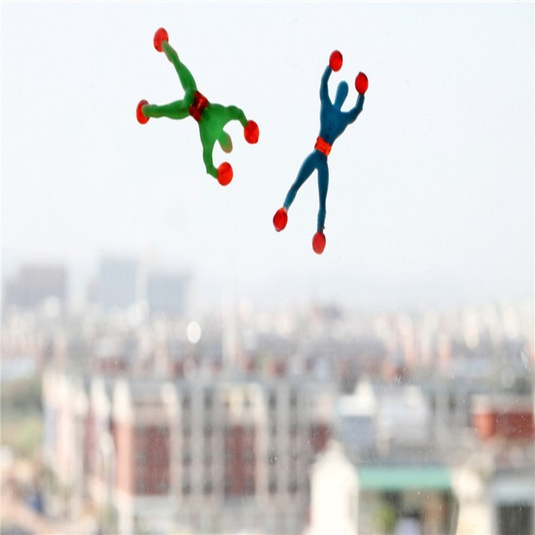 Small Sticky Man Climb On The Wall Children Toys Stick Man Bendy Toy Wall Climbing Man - Cindi Book