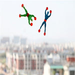 Small Sticky Man Climb On The Wall Children Toys Stick Man Bendy Toy Wall Climbing Man - Cindi Book