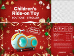 Children's Simplicity Household Sliding Pedal-free Luge Toy - Cindi Book