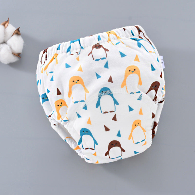 Baby Training Pants Washable 6-layer Gauze Diaper Cover Learning - Cindi Book
