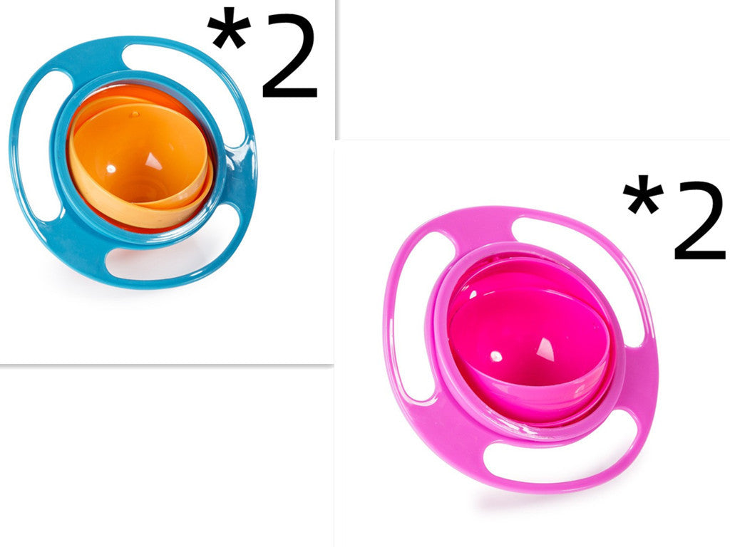 360 Rotate Universal Spill-proof Bowl Dishes - Cindi Book