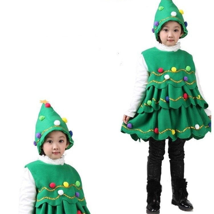 Children's Christmas Tree Performance Dance Costumes - Cindi Book