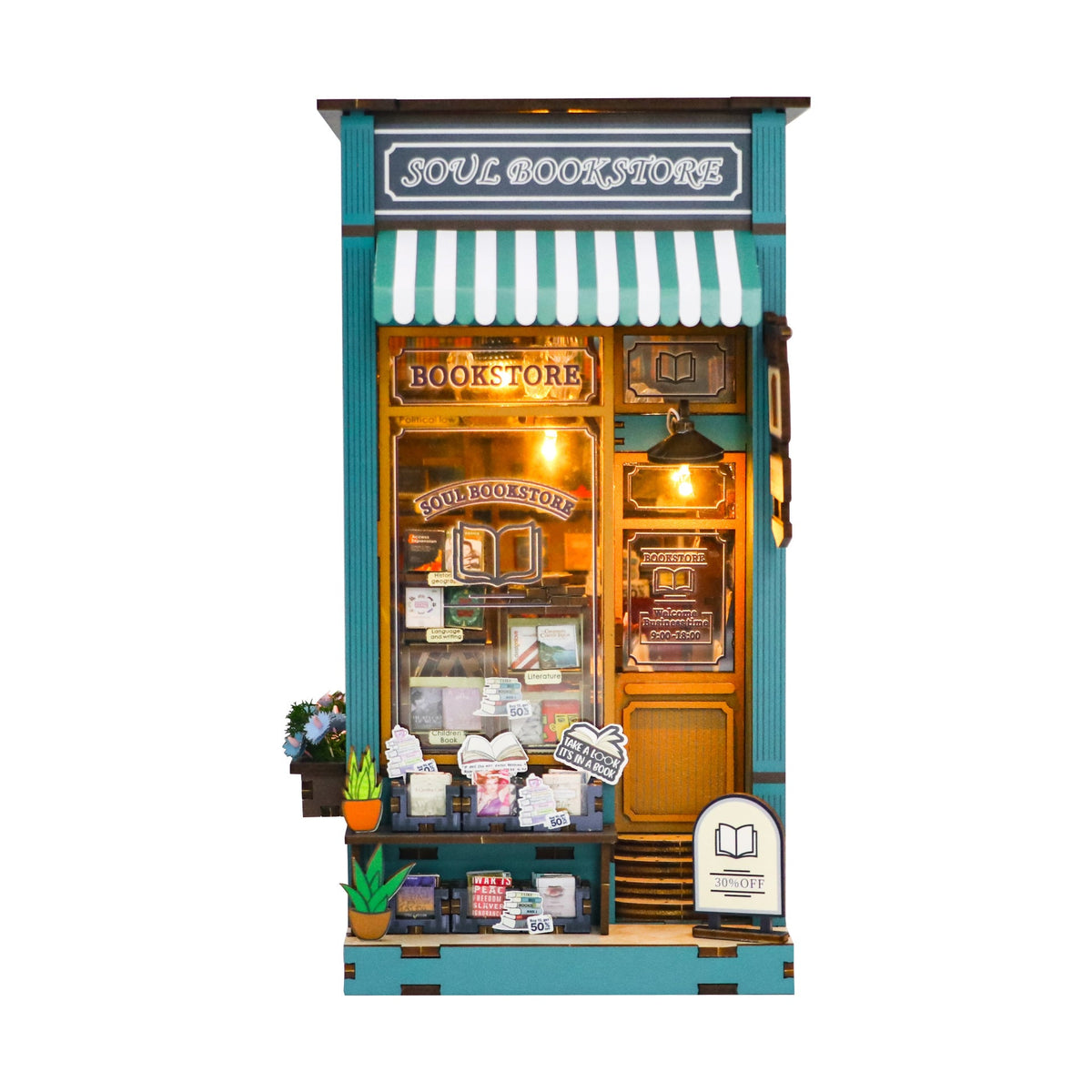 Shop Theater Handmade Diy Model - Cindi Book