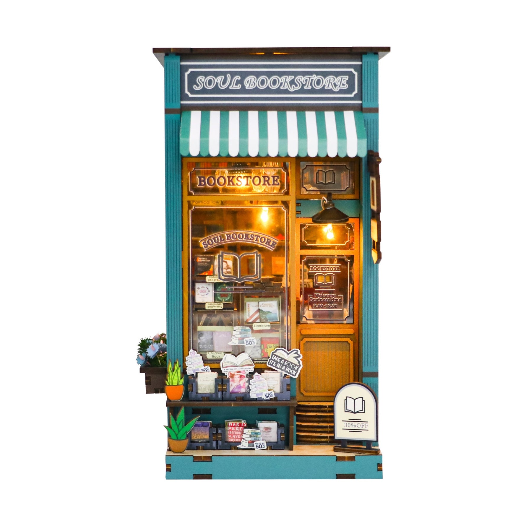 Shop Theater Handmade Diy Model - Cindi Book