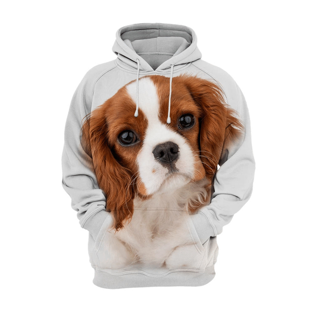 Animal Dog Print Hoodie Winter Hoodie Man's Sportswear - Cindi Book