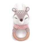 Baby Rattle Hand Woven Cartoon Animal Bracelet Newborn Soothing Doll - Cindi Book