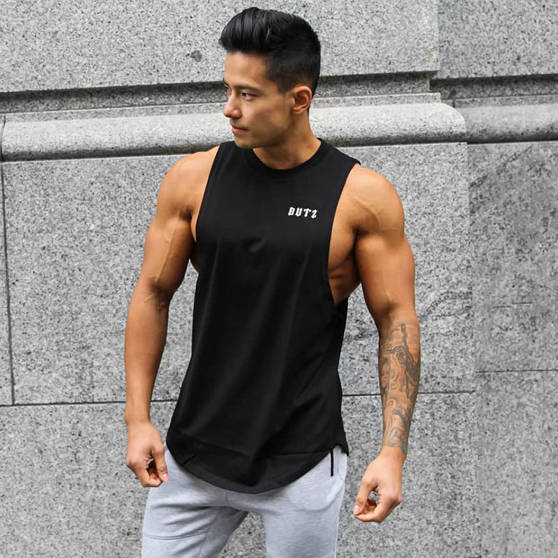 Summer New Loose Men's Sports Fitness Vest - Cindi Book