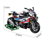 Tabletop Decoration Assembly Building Blocks Model Boy Toy Motorcycle - Cindi Book
