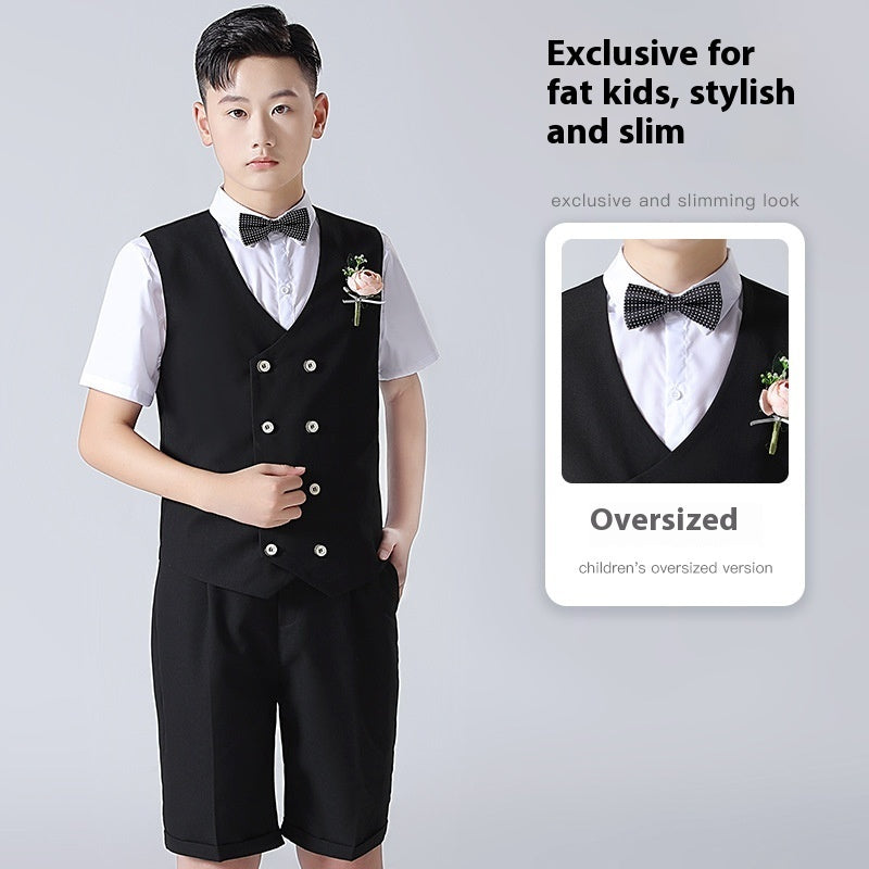 Boys' Plus-sized Plus Size Suit Performance Dress - Cindi Book