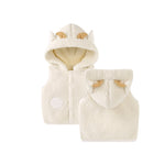 Children's Waistcoat Thickened Baby Girl Vest Waistcoat And Hooded Jacket To Keep Warm - Cindi Book