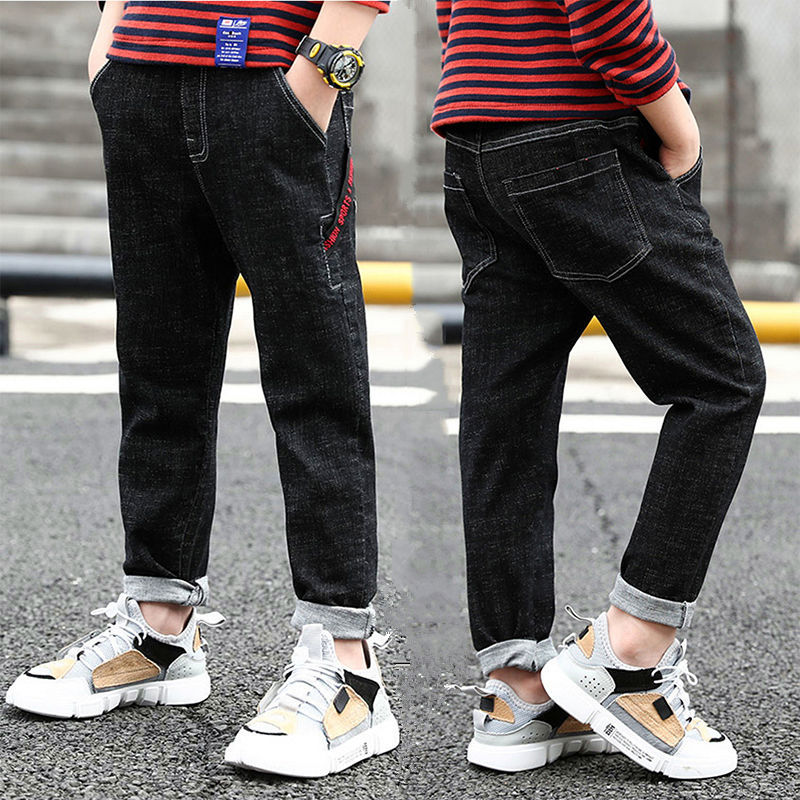 Boys Jeans Autumn And Winter New One-piece Velvet - Cindi Book