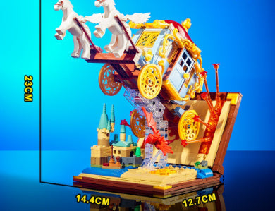 Magic Book Carriage Children Educational Assembly Building Blocks Toy - Cindi Book