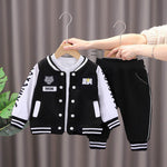 Boys Baseball Jacket Korean Two-piece Set - Cindi Book