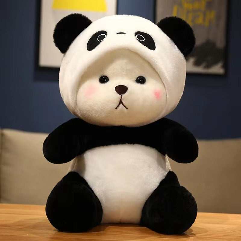 Little Bear Doll Cute Bear Wearing A Hat Doll Transformation Plush Toy - Cindi Book