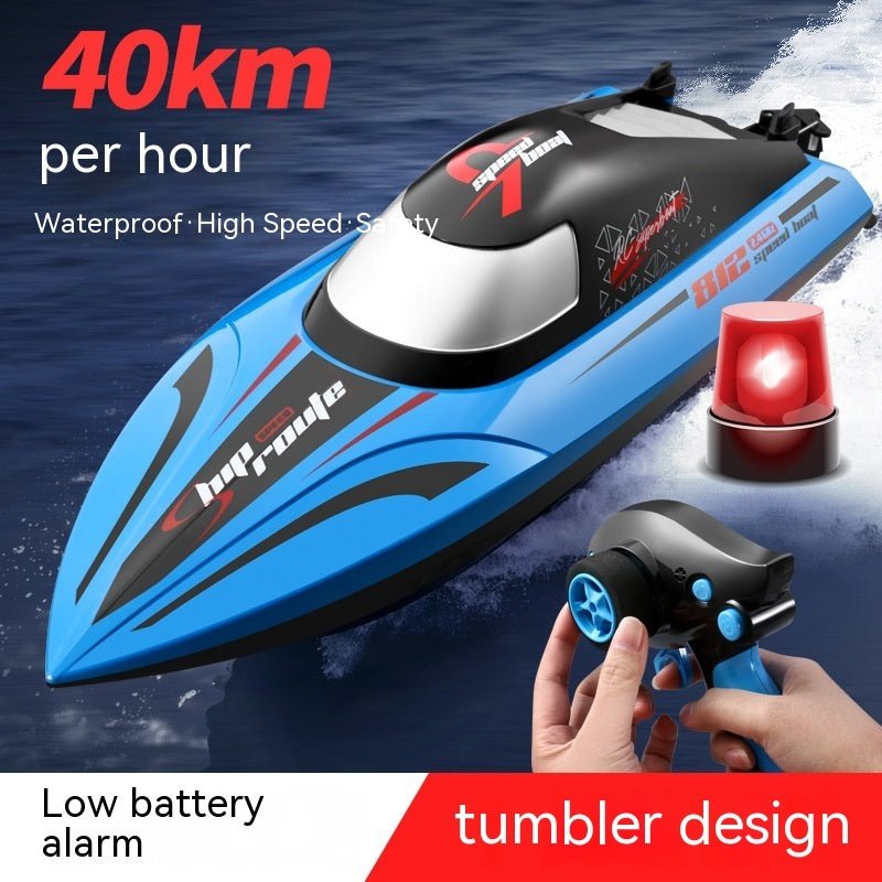 Remote-control Ship Toy Endurance Electric High-speed Speedboat Model - Cindi Book
