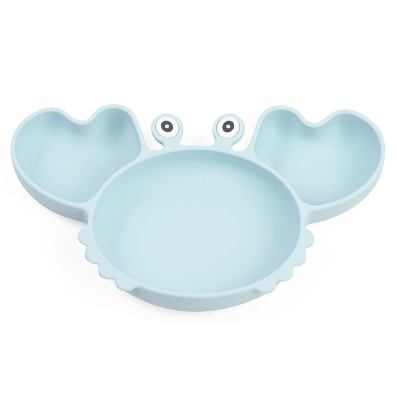 Silicone Split Cutlery Crab Plate For Infants - Cindi Book