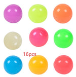 Luminous Sticky Ball Toys Sticky Wall Home Party Games Glow In The Dark Novelty Toys Decompression Squeeze Toy - Cindi Book