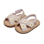 Girls' Sandals With Cross Strap Floral - Cindi Book