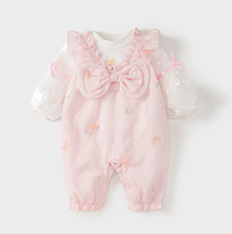 SpringAutumn One-Hundred-Day Romper Set For Baby Girls Full Moon - Cindi Book