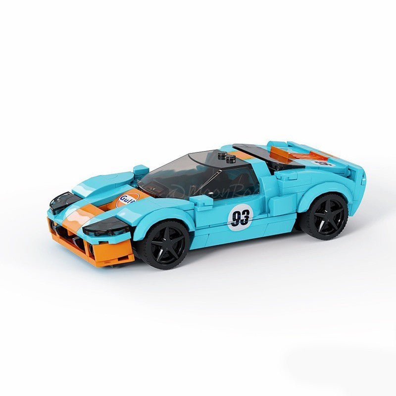 Building Block Car Model Assembled Sports Speed8 Grid Boy Toy Gift - Cindi Book