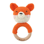 Baby Rattle Hand Woven Cartoon Animal Bracelet Newborn Soothing Doll - Cindi Book