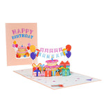 3D Three-dimensional Travel Card Handmade Card Paper Carving - Cindi Book