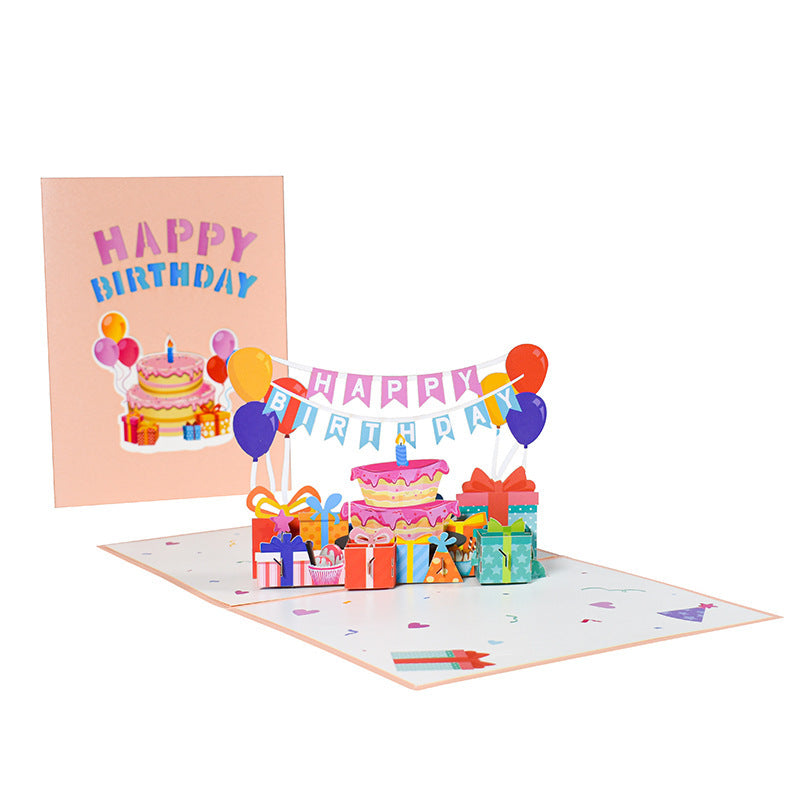 3D Three-dimensional Travel Card Handmade Card Paper Carving - Cindi Book