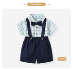 Children's Suit Summer Short-sleeved Overalls - Cindi Book