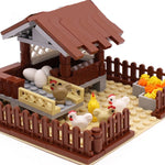 MOC Small Particle Building Blocks Animal Farm Scene Dispersion Accessories Suit - Cindi Book