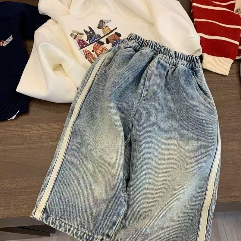 Children's Jeans Spring And Autumn Loose - Cindi Book