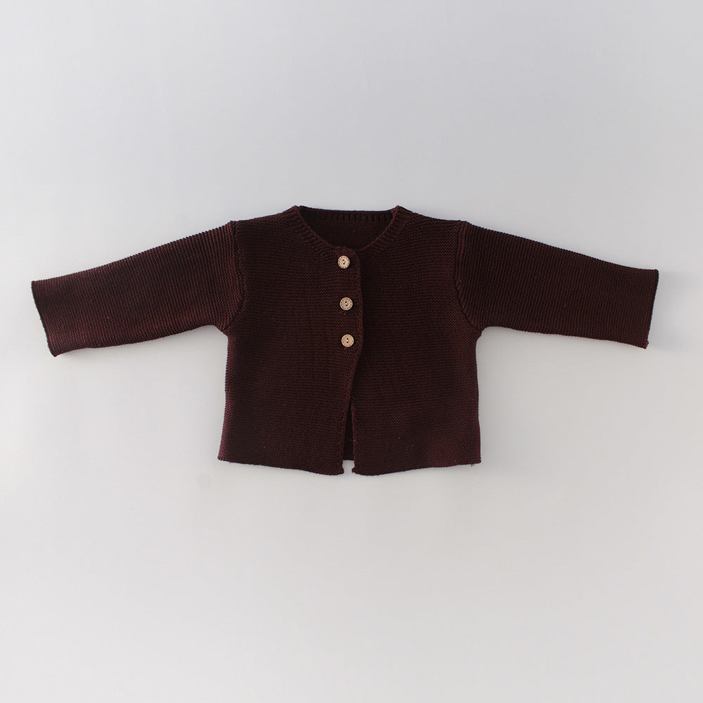 Infant Boys And Girls Baby Knitted Coat - Cindi Book