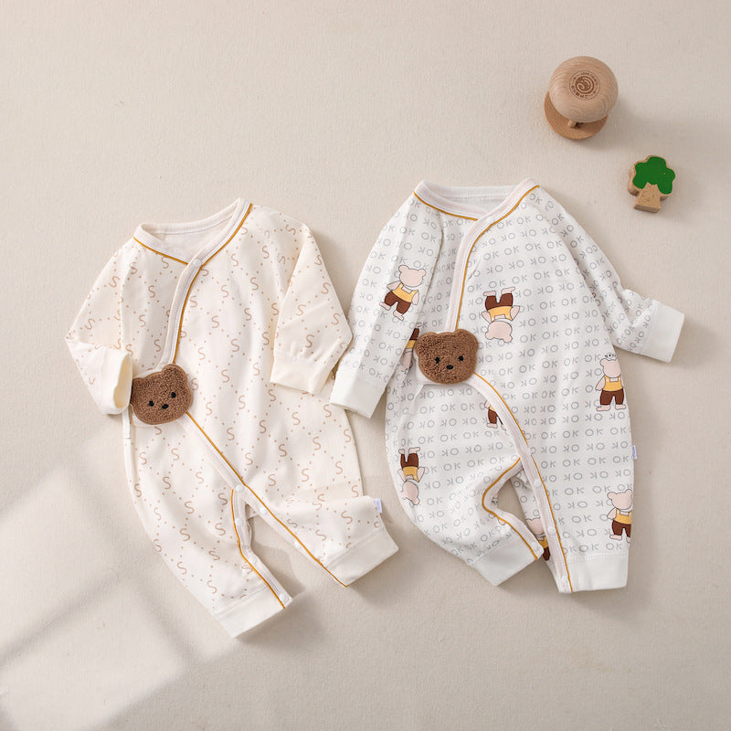 Newborn Jumpsuit Baby Butterfly Outfit Boneless Romper