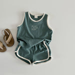 Cotton Sports Vest Shorts Casual Children Suit - Cindi Book