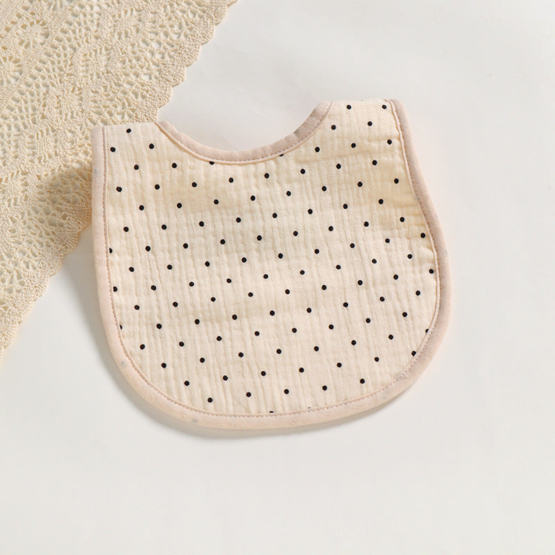 Cotton Gauze U-Shaped Bib Baby Saliva Towel