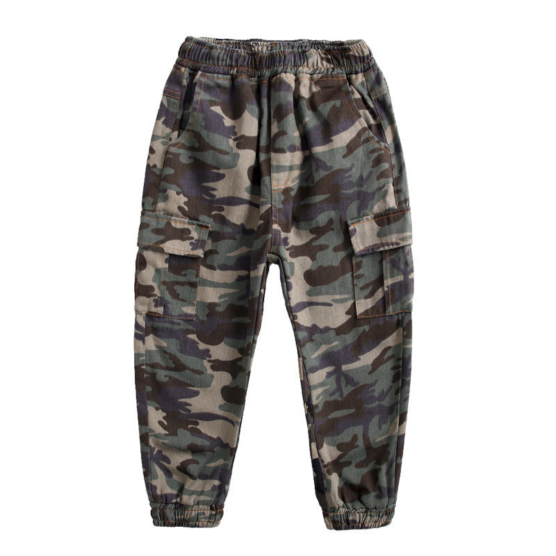 Children's Sports Military Camouflage Casual Trousers - Cindi Book