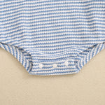Baby Boys And Girls Long Sleeve Multi-color Stripe Pattern Triangle Jumpsuit - Cindi Book