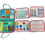 New Busy Book Children's Busy Board Dressing And Buttoning Learning Baby Early Education Preschool Sensory Learning Toy - Cindi Book