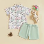 Shirt And Shorts Two-piece Suit - Cindi Book