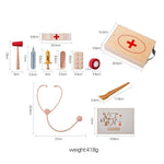 Children Play House Little Doctor Toy Doctor Stethoscope Educational Toy Suit - Cindi Book