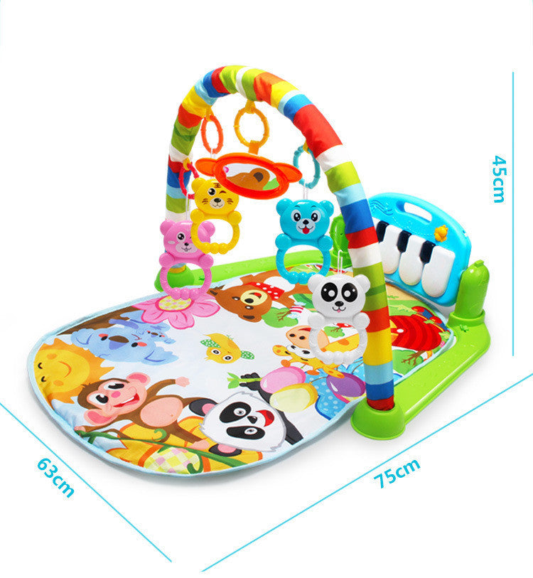 Baby Pedal Piano Baby Music Fitness Stand Toy Baby Fitness Device - Cindi Book