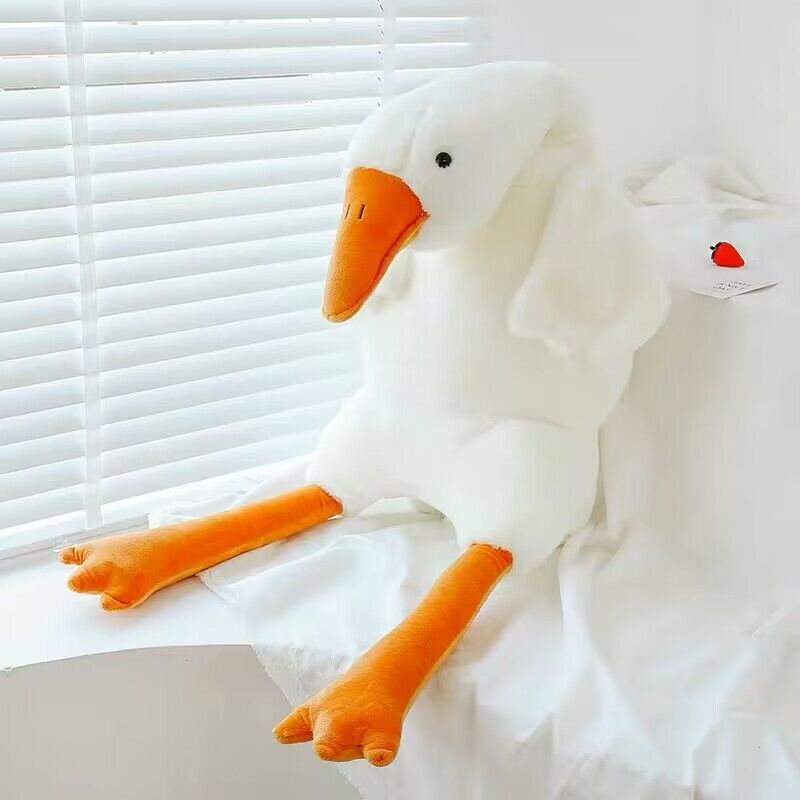 Cute Big White Geese Pillow Plush Toy - Cindi Book