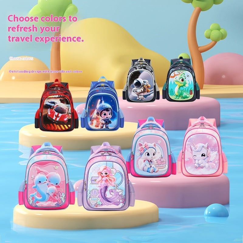 New Kindergarten Backpack Cartoon Bag Children's Backpack - Cindi Book