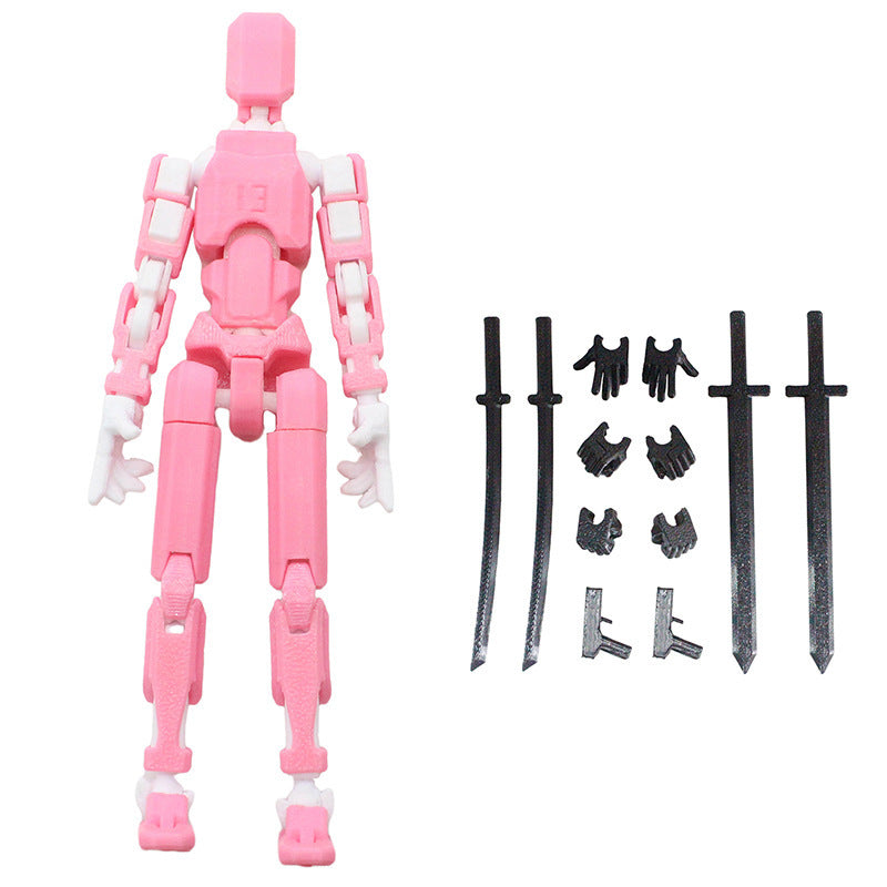 3D Printing More Than Movable Joint Doll Lucky 13 Full Body Movable Robot - Cindi Book