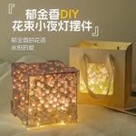 Tulip Flower Sea Small Night Lamp Handmade Diy Material Package - Cindi Book